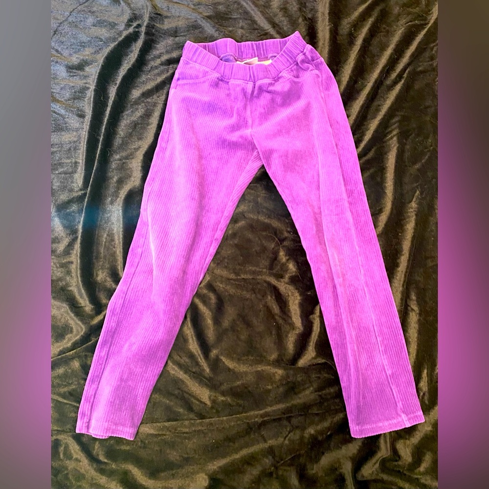 Hanna Anderson Purple Corduroy Pants size 8